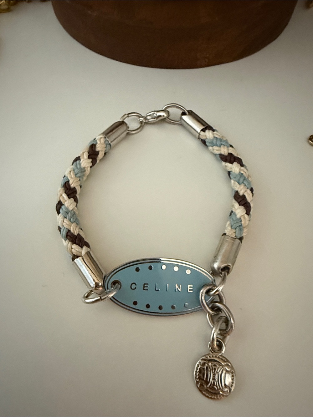 Celine Blue Pendant Bracelet